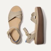 The CrissâCross Lightweight Wedge Sandal - Aurora