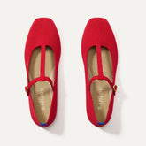 The TâStrap Mary Jane - Red Crisp
