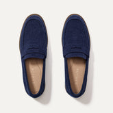 The ReVelvet⢠Penny Loafer - ReVelvet⢠Navy
