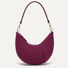 The Mini Crescent Bag - Beet